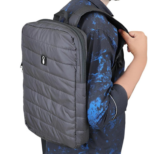 Puffer Laptop Bag - Outterlifestyle Black and Greyish