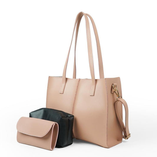 Capsy Peach Tote Bag Top Strap Handle