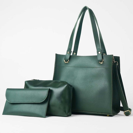 Rani Green Shoulder Bag Pu Leather