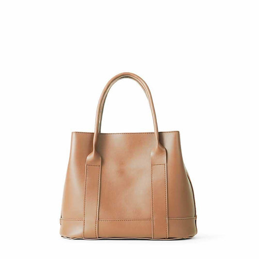 Blend Brown Handbag Top Handle - Plain