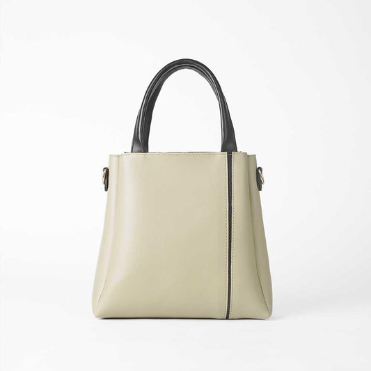 FLORE Beige Hand Bag Vase - HBL027